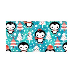 Blue Penguin Pattern, Adoxali, Christmas, Cute Yoga Headband