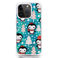 Blue Penguin Pattern, Adoxali, Christmas, Cute Iphone 14 Pro Tpu Uv Print Case by kyorashop23