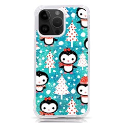 Blue Penguin Pattern, Adoxali, Christmas, Cute Iphone 14 Pro Max Tpu Uv Print Case by kyorashop23