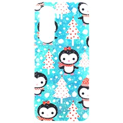 Blue Penguin Pattern, Adoxali, Christmas, Cute Samsung Galaxy S24 Plus 6 7 Inch Black Tpu Uv Case by kyorashop23