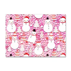 Cute Snowmen With Hats, Adoxali, Christmas Sticker A4 (100 Pack) by kyorashop23