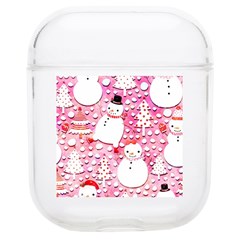 Cute Snowmen With Hats, Adoxali, Christmas Soft Tpu Airpods 1/2 Case by kyorashop23