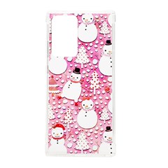 Cute Snowmen With Hats, Adoxali, Christmas Samsung Galaxy Note 20 Ultra Tpu Uv Case