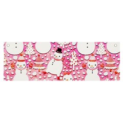 Cute Snowmen With Hats, Adoxali, Christmas Banner And Sign 6  X 2  by kyorashop23