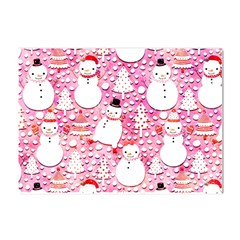 Cute Snowmen With Hats, Adoxali, Christmas Crystal Sticker (a4) by kyorashop23