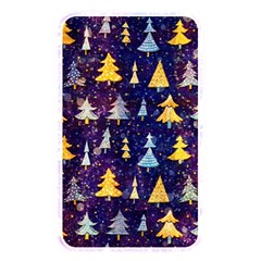 Gold And Blue Trees, Adoxali, Christmas Memory Card Reader (rectangular) by kyorashop23