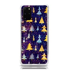 Gold And Blue Trees, Adoxali, Christmas Samsung Galaxy S20 Plus 6 7 Inch Tpu Uv Case by kyorashop23