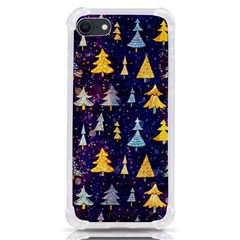 Gold And Blue Trees, Adoxali, Christmas Iphone Se by kyorashop23