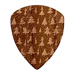 Gold And Blue Trees, Adoxali, Christmas Wood Guitar Pick (set Of 10) by kyorashop23