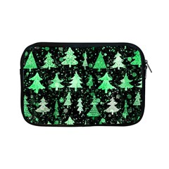 Green Christmas Trees, Adoxali, Scandinavian Apple Ipad Mini Zipper Cases by kyorashop23