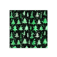 Green Christmas Trees, Adoxali, Scandinavian Satin Bandana Scarf 22  X 22  by kyorashop23