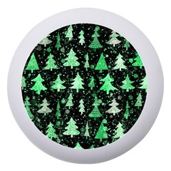 Green Christmas Trees, Adoxali, Scandinavian Dento Box With Mirror by kyorashop23