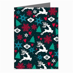 Holiday Season Pattern Greeting Cards (pkg Of 8)