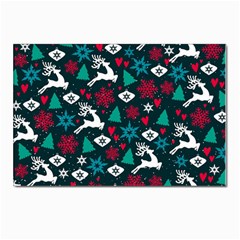 Holiday Season Pattern Postcard 4 x 6  (pkg Of 10) by kyorashop23