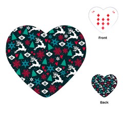 Holiday Season Pattern Playing Cards Single Design (heart)