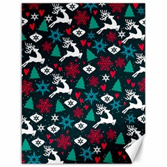 Holiday Season Pattern Canvas 12  X 16 