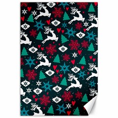 Holiday Season Pattern Canvas 12  X 18  by kyorashop23