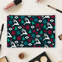 Holiday Season Pattern Cosmetic Bag (large) by kyorashop23