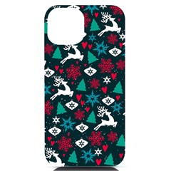 Holiday Season Pattern Iphone 14 Black Uv Print Case by kyorashop23