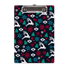 Holiday Season Pattern A5 Acrylic Clipboard by kyorashop23