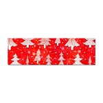 White And Red Trees, Adoxali, Christmas Sticker Bumper (100 pack) Front