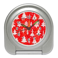 White And Red Trees, Adoxali, Christmas Travel Alarm Clock