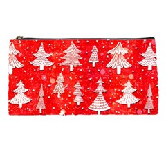 White And Red Trees, Adoxali, Christmas Pencil Case by kyorashop23