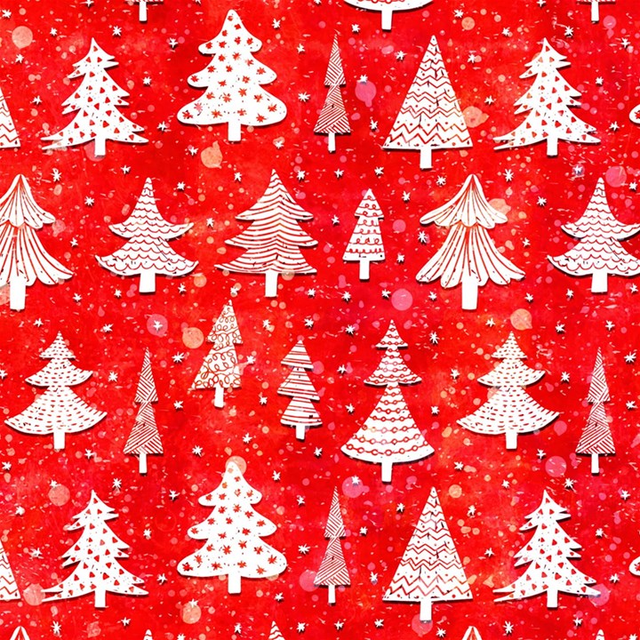 White And Red Trees, Adoxali, Christmas Play Mat (Square)