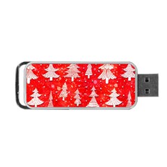 White And Red Trees, Adoxali, Christmas Portable USB Flash (Two Sides)