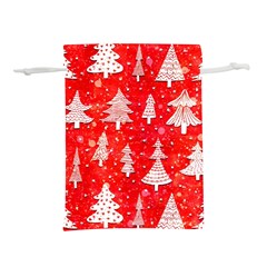 White And Red Trees, Adoxali, Christmas Lightweight Drawstring Pouch (S)