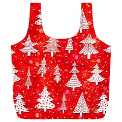 White And Red Trees, Adoxali, Christmas Full Print Recycle Bag (xxl) by kyorashop23