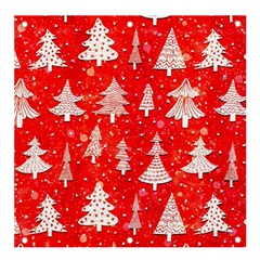 White And Red Trees, Adoxali, Christmas Banner and Sign 4  x 4 