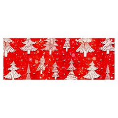 White And Red Trees, Adoxali, Christmas Banner and Sign 8  x 3 