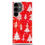 White And Red Trees, Adoxali, Christmas Samsung Galaxy S24 Plus 6.7 Inch TPU UV Case Front