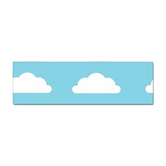 Clouds Blue Pattern Sticker (bumper) by ConteMonfrey