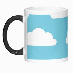 Clouds Blue Pattern Morph Mug by ConteMonfrey