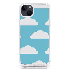 Clouds Blue Pattern Iphone 14 Plus Tpu Uv Print Case by ConteMonfrey