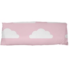 Clouds Pink Pattern Body Pillow Case (dakimakura)