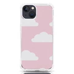 Clouds Pink Pattern Iphone 13 Tpu Uv Print Case by ConteMonfrey