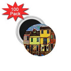 Colorful Venice Homes - Venezia, Italy 1 75  Magnets (100 Pack)  by ConteMonfrey