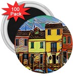 Colorful Venice Homes - Venezia, Italy 3  Magnets (100 pack) Front