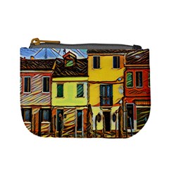 Colorful Venice Homes - Venezia, Italy Mini Coin Purse by ConteMonfrey