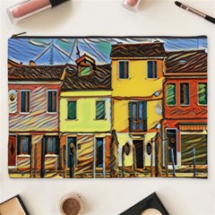 Colorful Venice Homes - Venezia, Italy Cosmetic Bag (xxxl) by ConteMonfrey