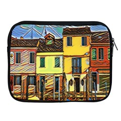 Colorful Venice Homes - Venezia, Italy Apple Ipad 2/3/4 Zipper Cases by ConteMonfrey