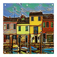 Colorful Venice Homes - Venezia, Italy Banner And Sign 3  X 3  by ConteMonfrey