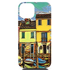 Colorful Venice Homes - Venezia, Italy Iphone 14 Black Uv Print Case by ConteMonfrey