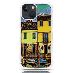 Colorful Venice Homes - Venezia, Italy Iphone 13 Mini Tpu Uv Print Case by ConteMonfrey