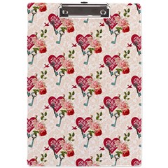 Key To The Heart A4 Acrylic Clipboard by ConteMonfrey