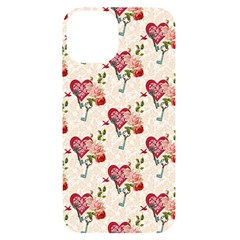 Key To The Heart Iphone 14 Black Uv Print Case by ConteMonfrey