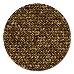 Straw Like Country Side  Magnet 5  (round) by ConteMonfrey